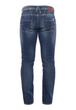 Le Temps Des Cerises Slim-fit-Jeans mit angesagten Used-Details