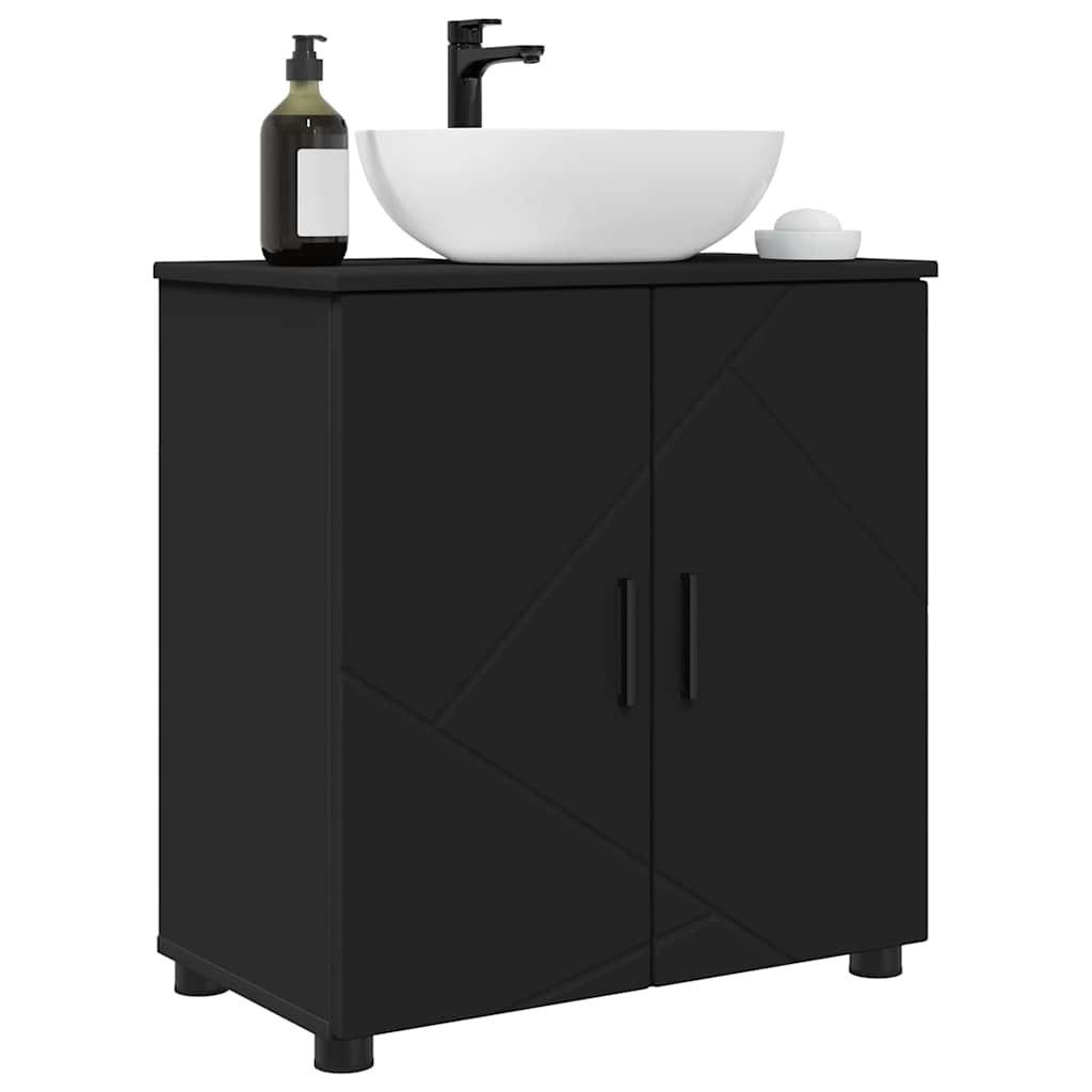 vidaXL Badezimmerspiegelschrank Badezimmer Schrank Schwarz 61 günstig online kaufen