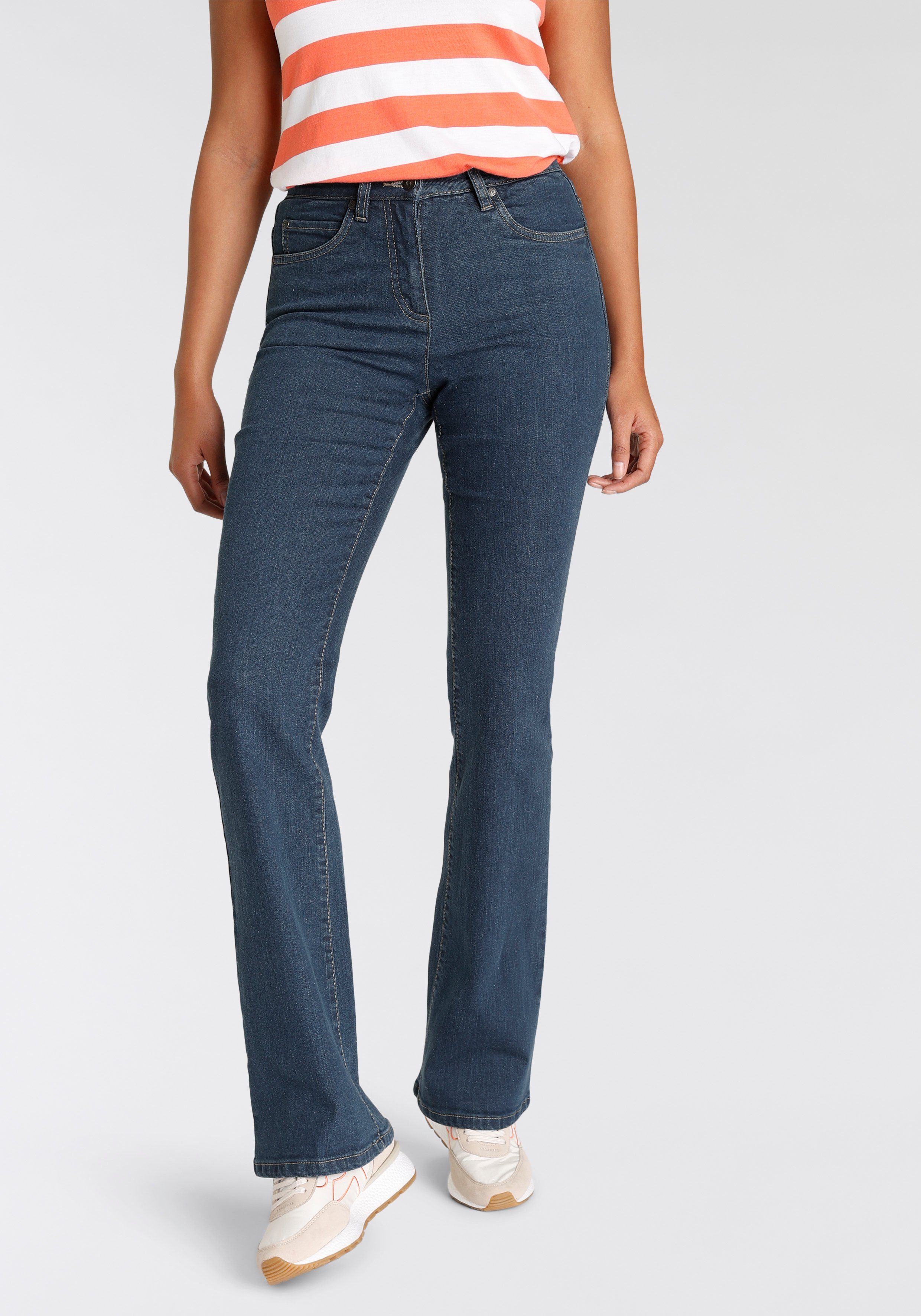 Arizona Bootcut-Jeans hohe Leibhöhe günstig online kaufen