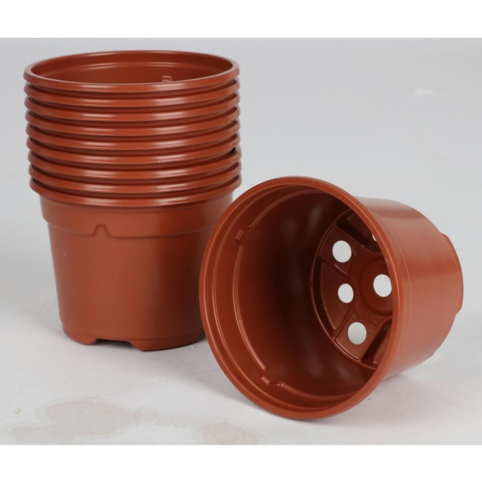 Romberg Anzuchttopf Anzuchttöpfe 10er 9cm Terracotta Pflanzschalen Aussaattopf Zieh Blumen – Bild 2 von 3