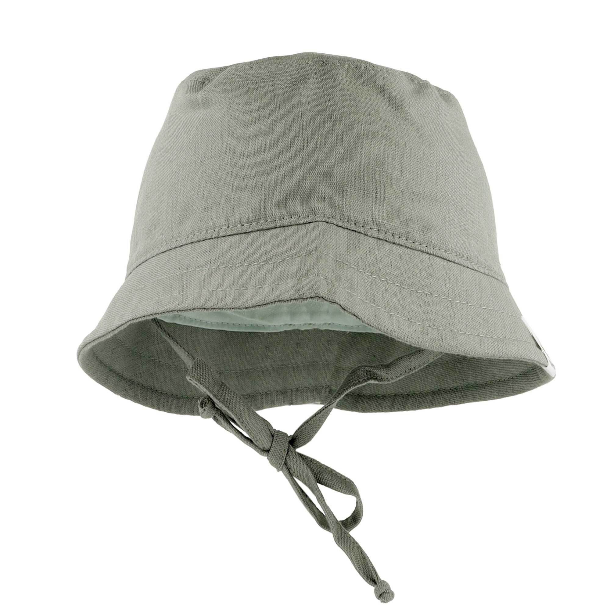 MAXIMO Fischerhut GOTS BABY BOY-Hut, Leinenoptik Band, Futter, UV 50 (1-St)