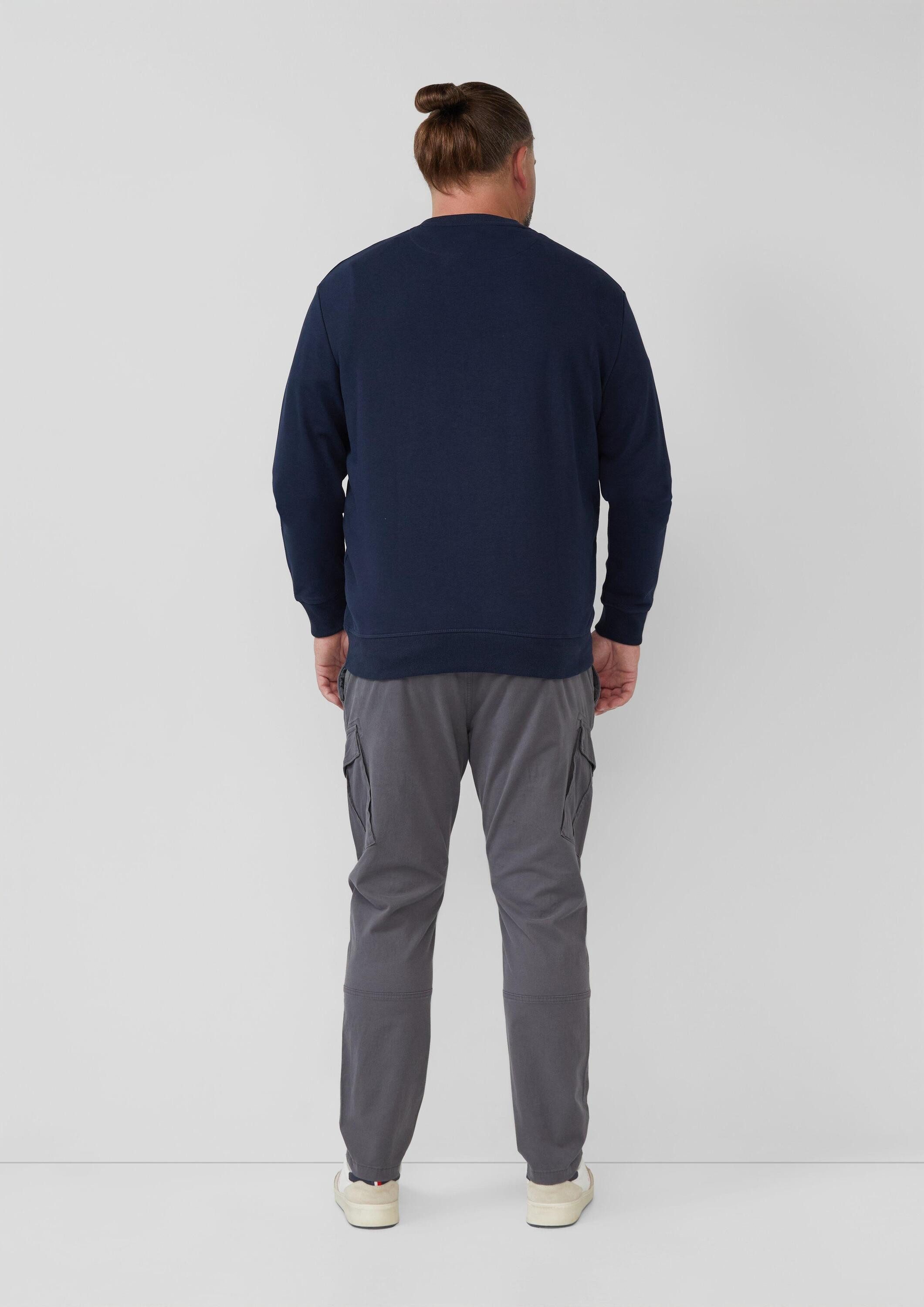 s.Oliver Sweatshirt Sweatshirt Wärmendes Sweatshirt mit Logo-Artwork