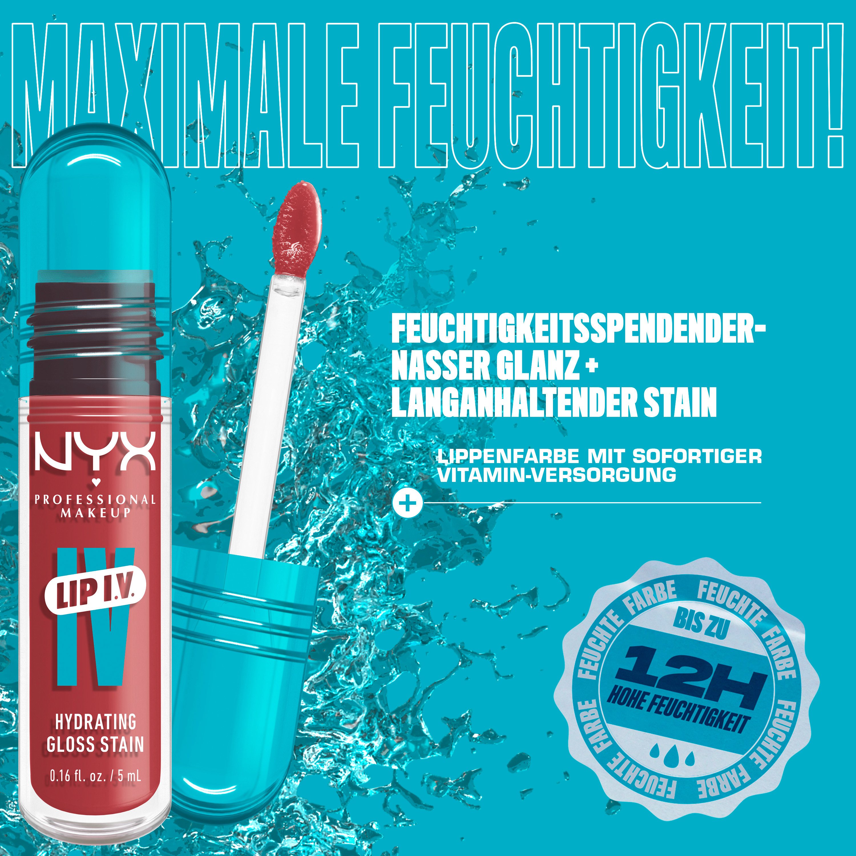 NYX PROFESSIONAL MAKEUP Lipgloss LIP IV GLOSS SERUM, gibt den Lippen einen unwiderstehlichen Wet-Look – Bild 5 von 5