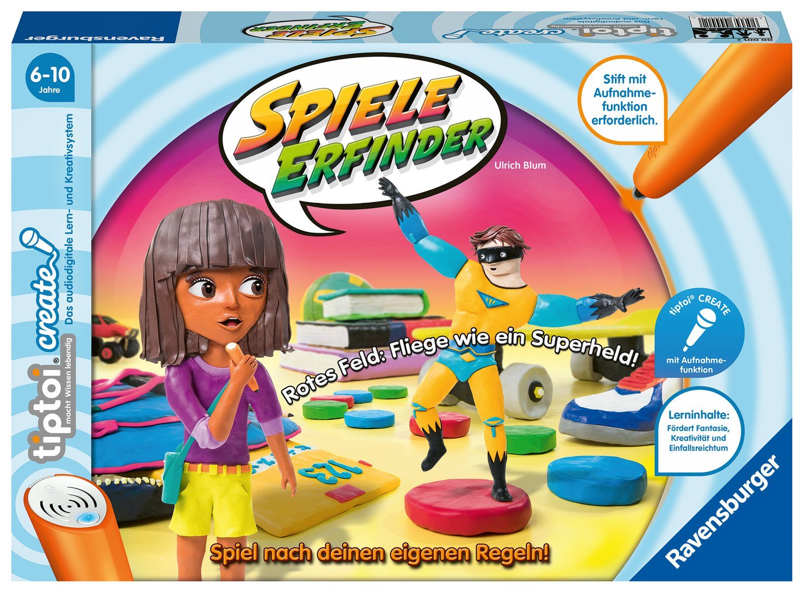 Ravensburger Spiel, Kinderspiel Ravensburger 00045 Tiptoi Create Spiele-Erfinder | Denkspiele