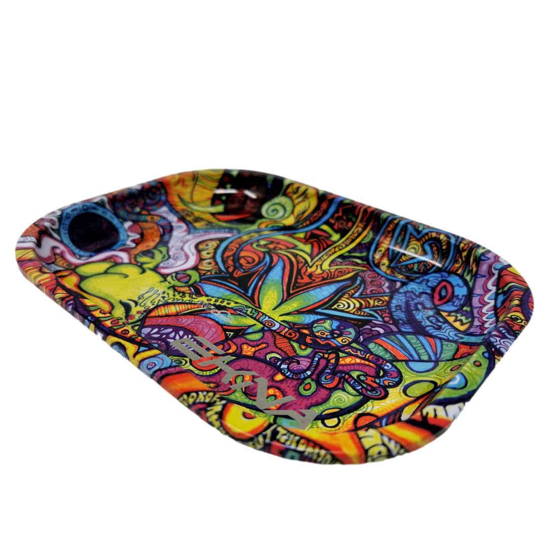 EKNA Tablett Rolling Tray - Drehunterlage - Bau Tablett - Bröselschale, Metall, (1-tlg), Randhöhe 1,6cm!