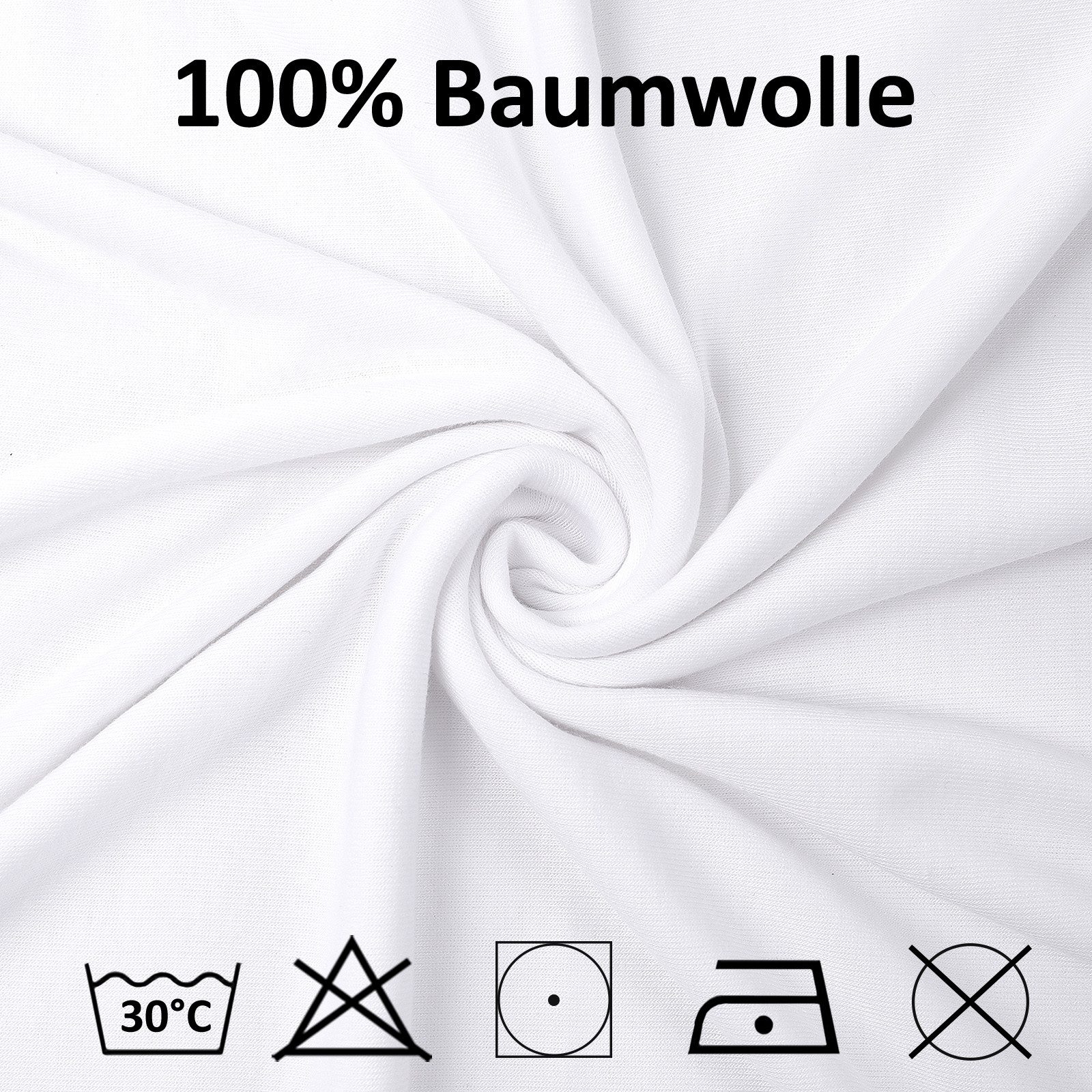 TANTOMI Unterhemd 3er Pack Unterhemd Herren Tank-Top (Packung, 3-St) Schwarz Weiss, Geeignet für Sport, Fitness und Den Alltag – Bild 4 von 5