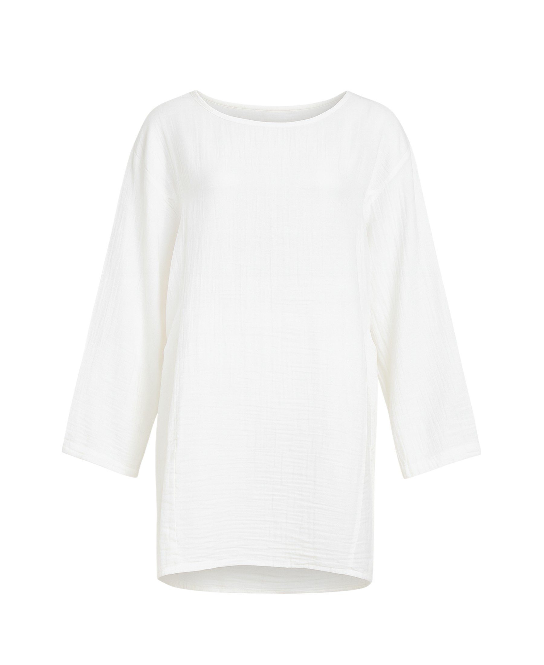 WENOR Schlupfbluse Oversize Musselin Einheitsgröße 34–44, 100 % Baumwolle, günstig online kaufen