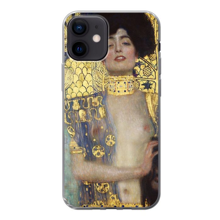 MuchoWow Handyhülle Judith - Gustav Klimt Handyhülle Apple iPhone 12 Smartphone-Bumper Print Handy