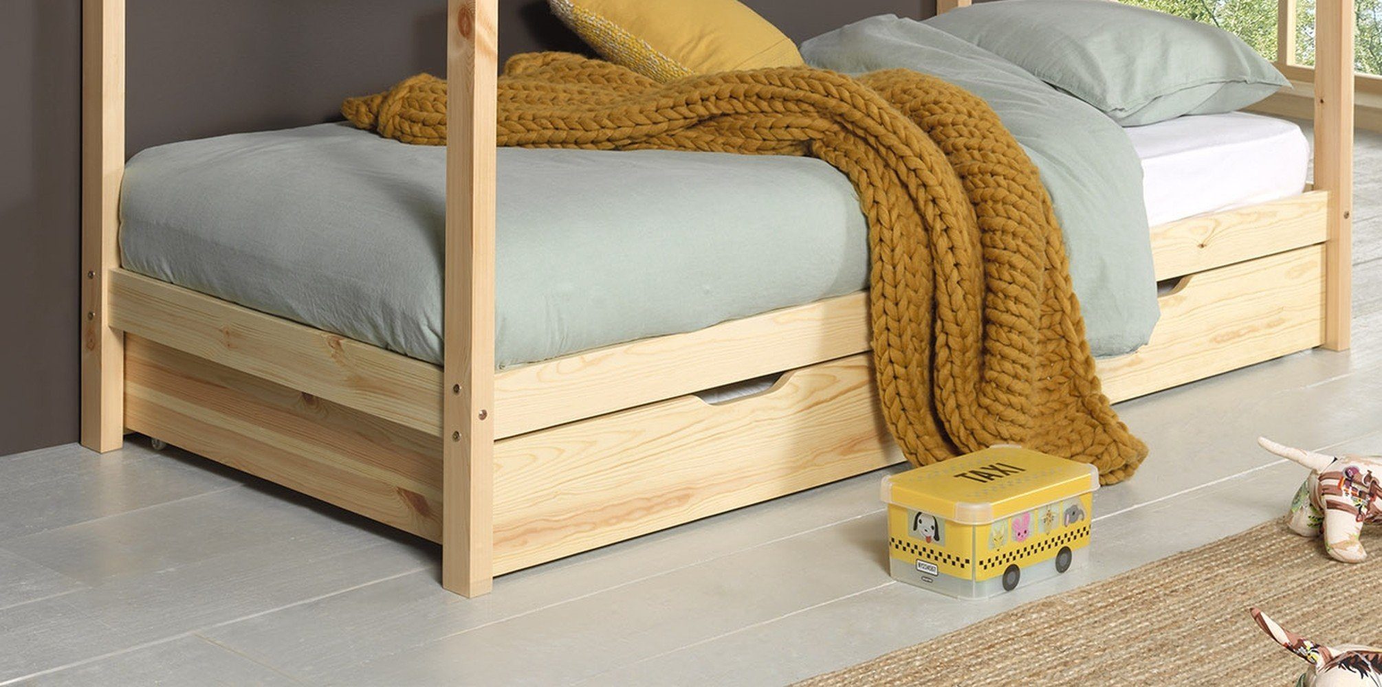 Vipack Bettschubkasten aus Massive Kiefer in günstig online kaufen