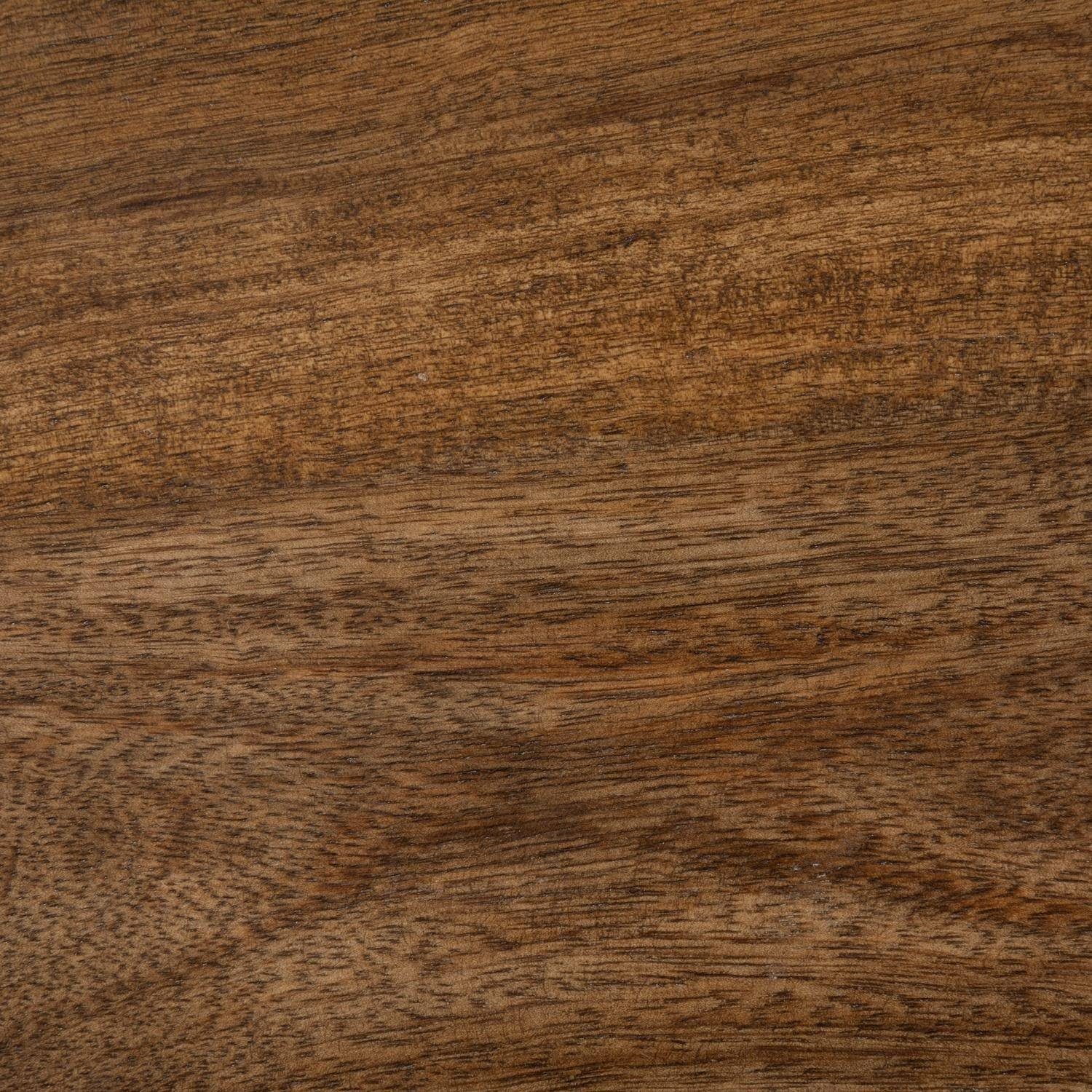 Atmosphera Créateur d'intérieur Beistelltisch Kaffeetisch Marmor und Holz, Ø 35,5 cm (funktional), keine – Bild 4 von 4