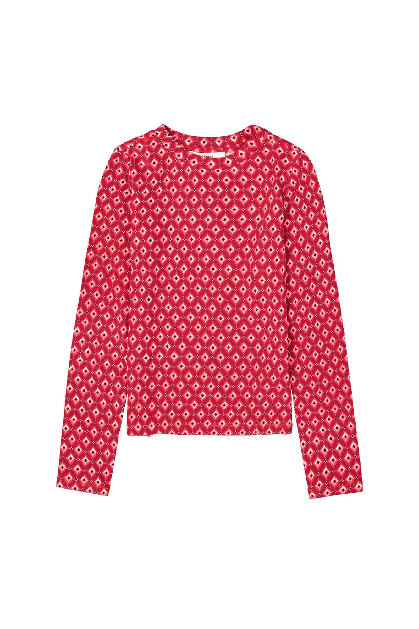 Garcia Langarmshirt Allover Print
