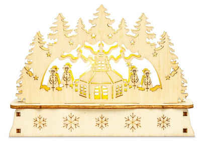 SIKORA Schwibbogen LB-MINI aus Holz mit LED Beleuchtung - viele Motive