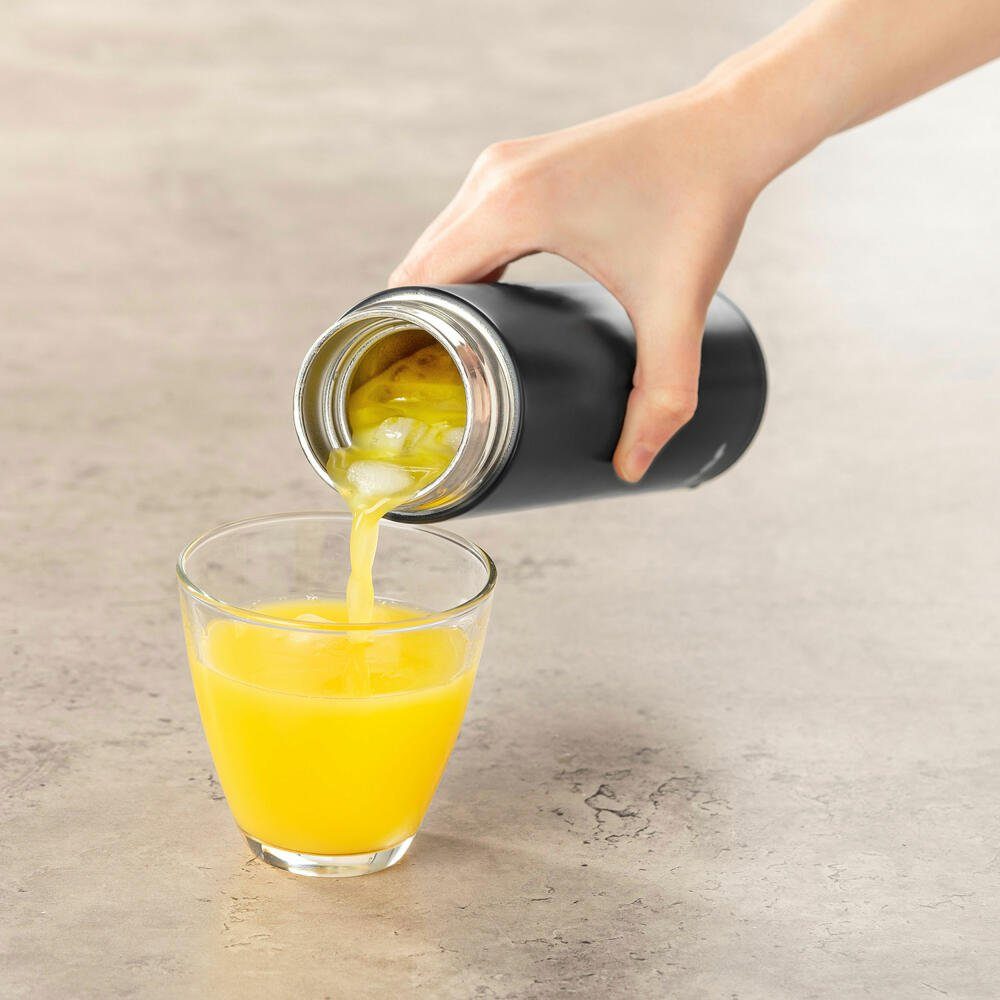 Reer Isolierflasche ColourDesign Isolierflasche Schwarz 450 ml