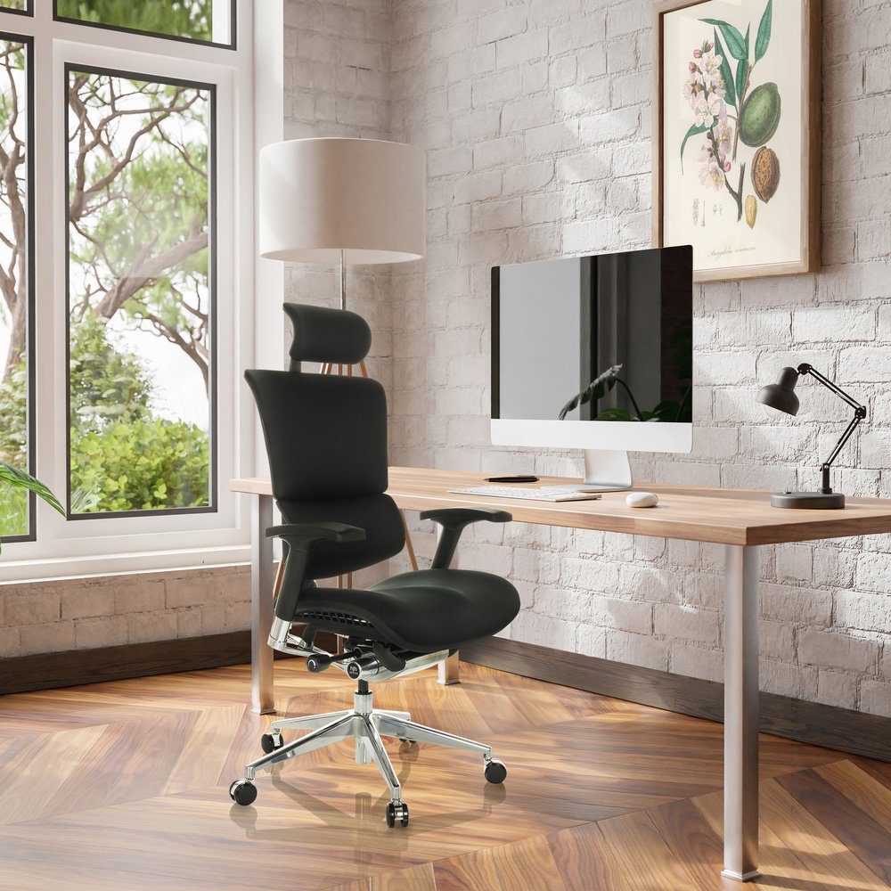 End Drehstuhl Bürostuhl ERGO-U2 High ergonomisch Schreibtischstuhl OFFICE Stoff (1 hjh St), F