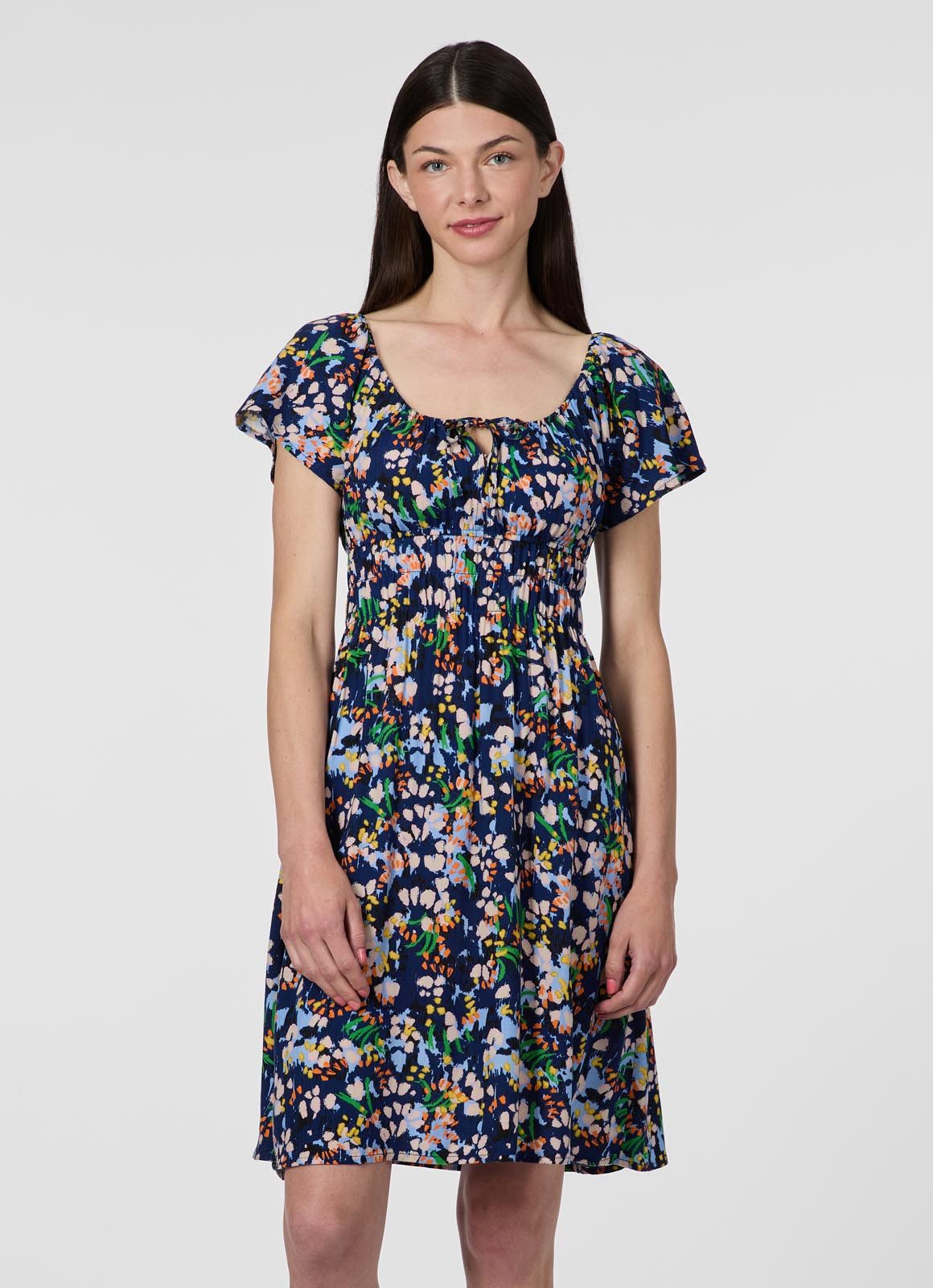 Ragwear Sommerkleid MIREELA PRINT Viskose mit schönem Allover-Print und Tragekomfort
