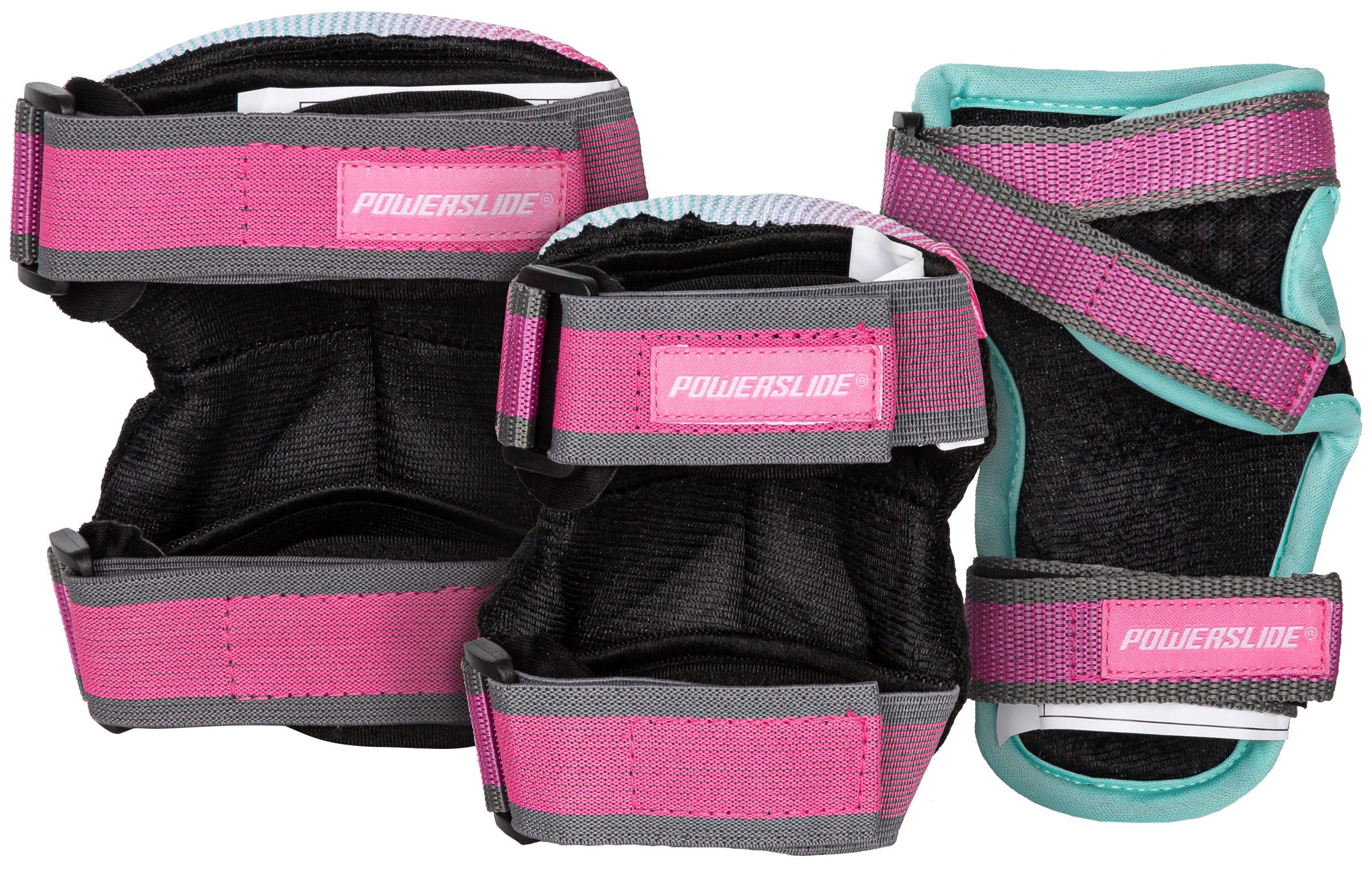 Powerslide Protektoren-Set Kids Pro Girls Set (Set, 6-tlg., Hand/Knie /Ellenbogen)