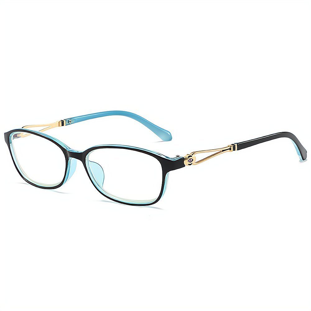 PACIEA Lesebrille Mode bedruckte Rahmen anti Gläser blaue presbyopische