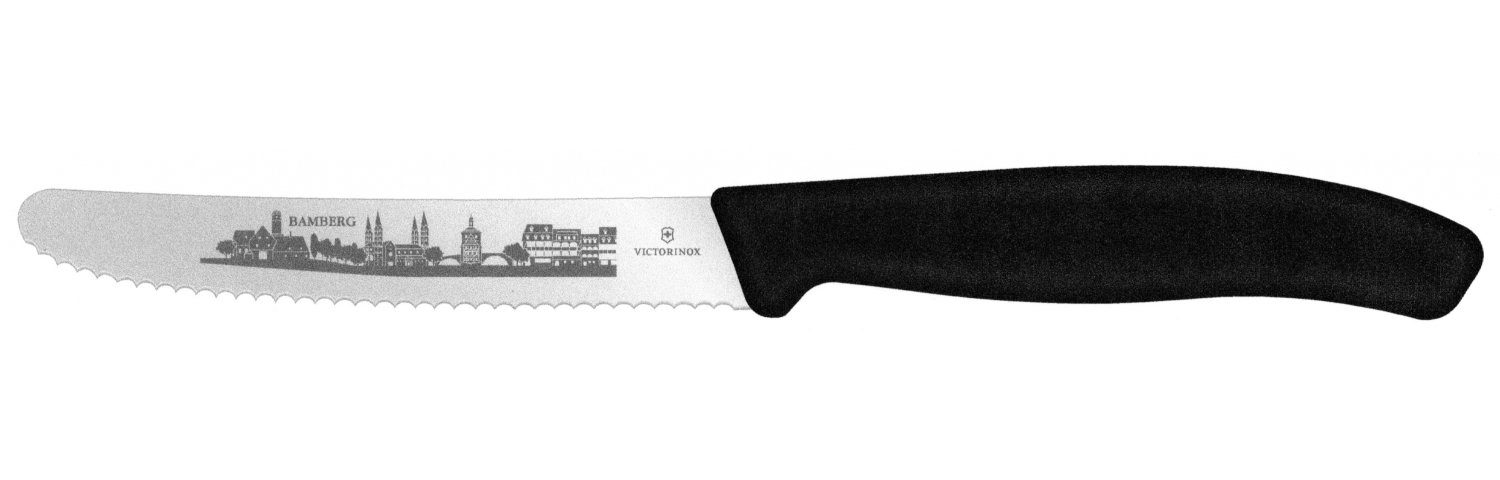 Victorinox Taschenmesser Victorinox Brotzeitmesser / Tomatenmesser mit Bamberg Silhouette