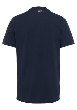 Lacoste T-Shirt T-SHIRT mit Lacoste Print auf der Brust