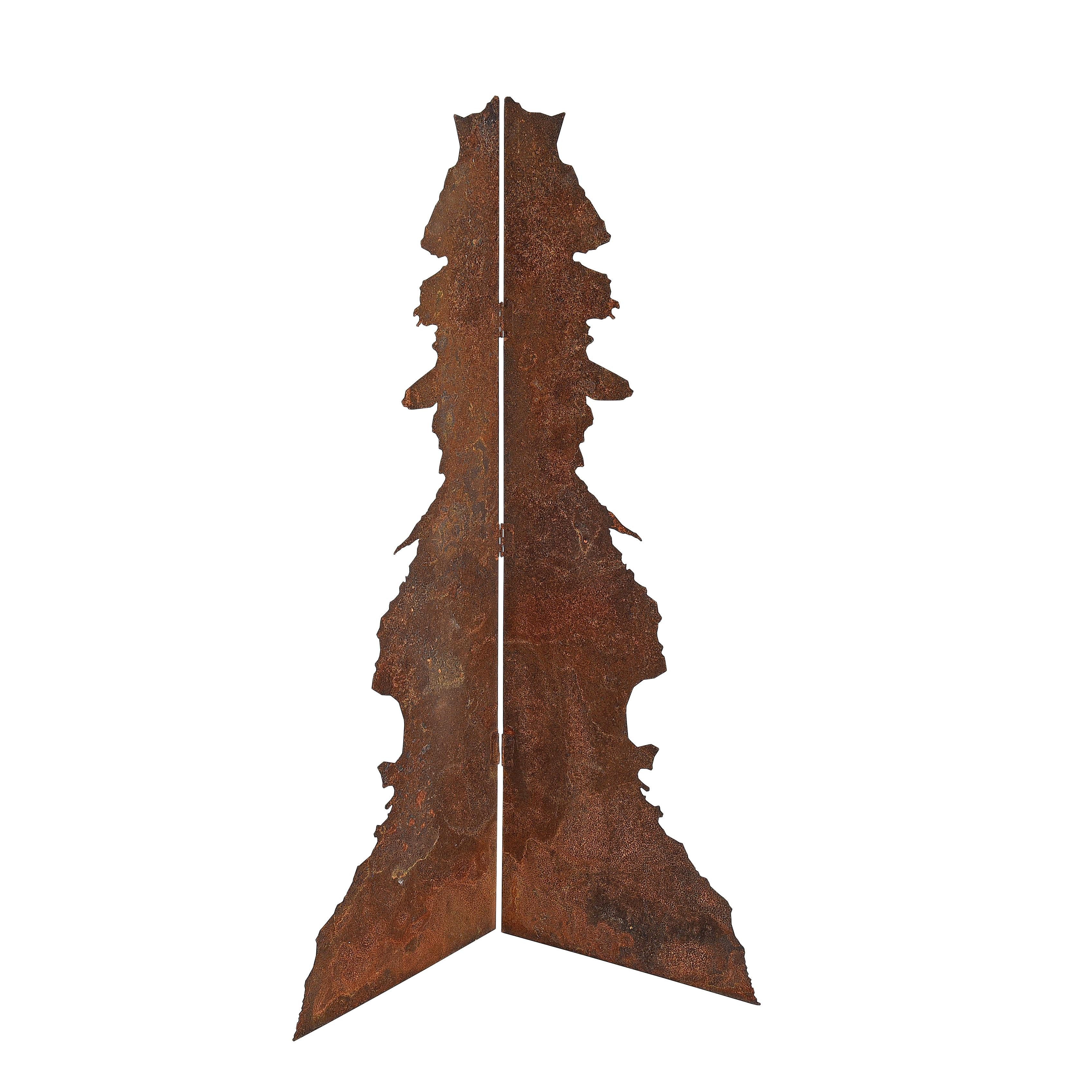 ESTEXO Dekosäule Ecksäule Gartendeko Edelrost 113 cm Rostsäule Rost Dekoration Säule