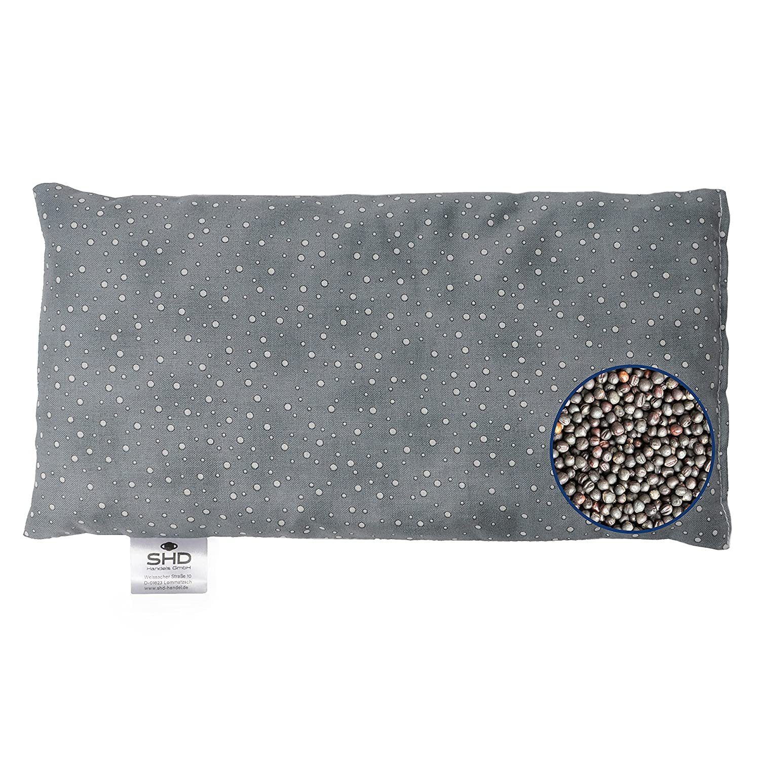 Dr. Berger Wärmekissen Rapssamenkissen Spacegrau 14 x 28 cm, (1-tlg)