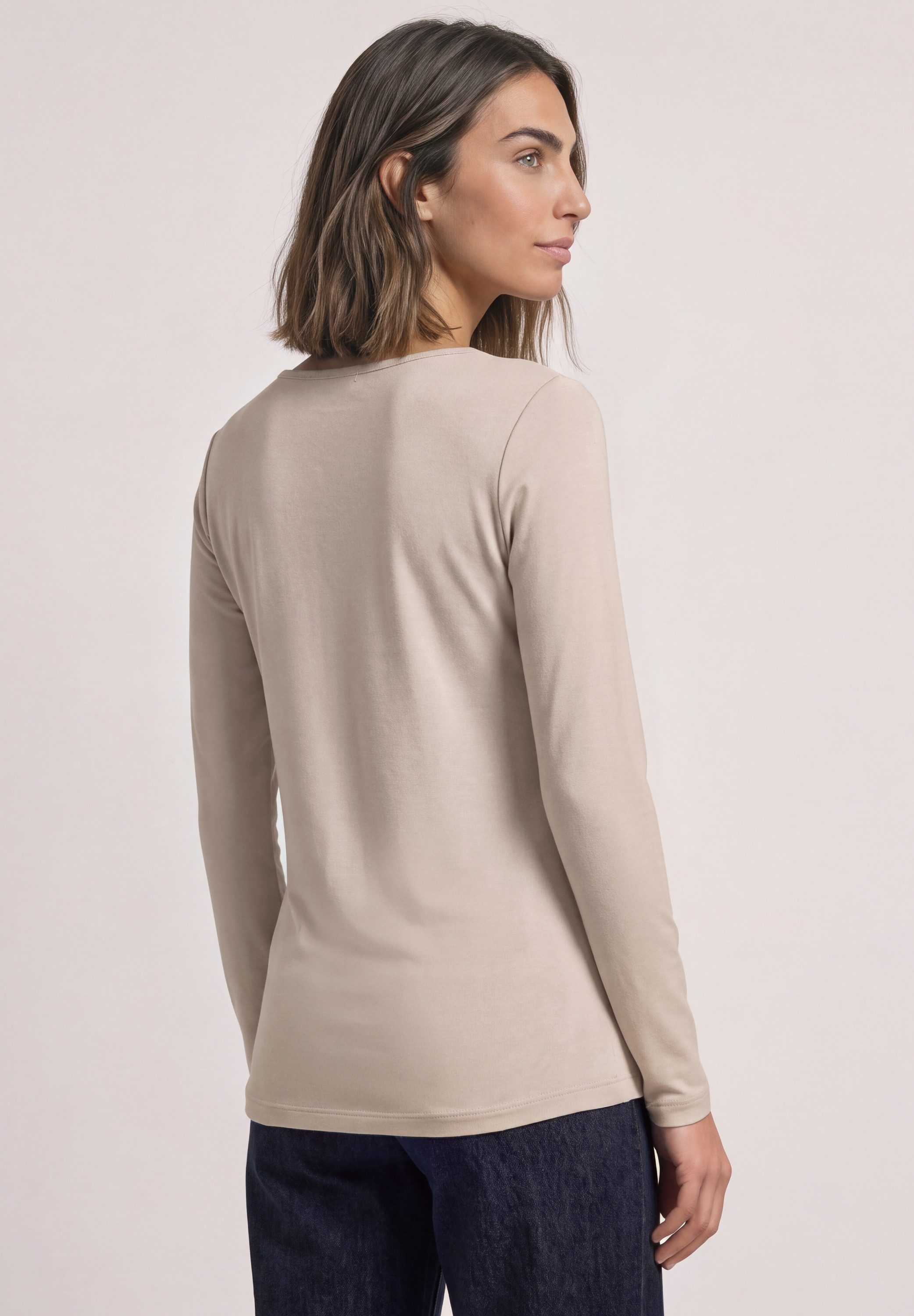 STREET ONE Langarmshirt im soften Baumwoll-Mix – Bild 2 von 5