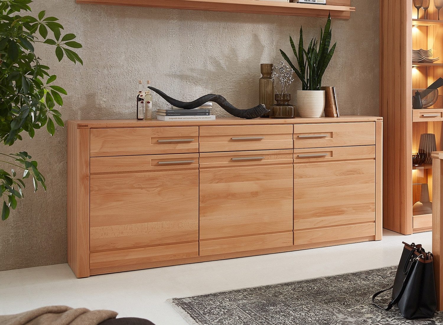 Innostyle Sideboard NATURE ONE, Kernbuche teilmassiv, günstig online kaufen