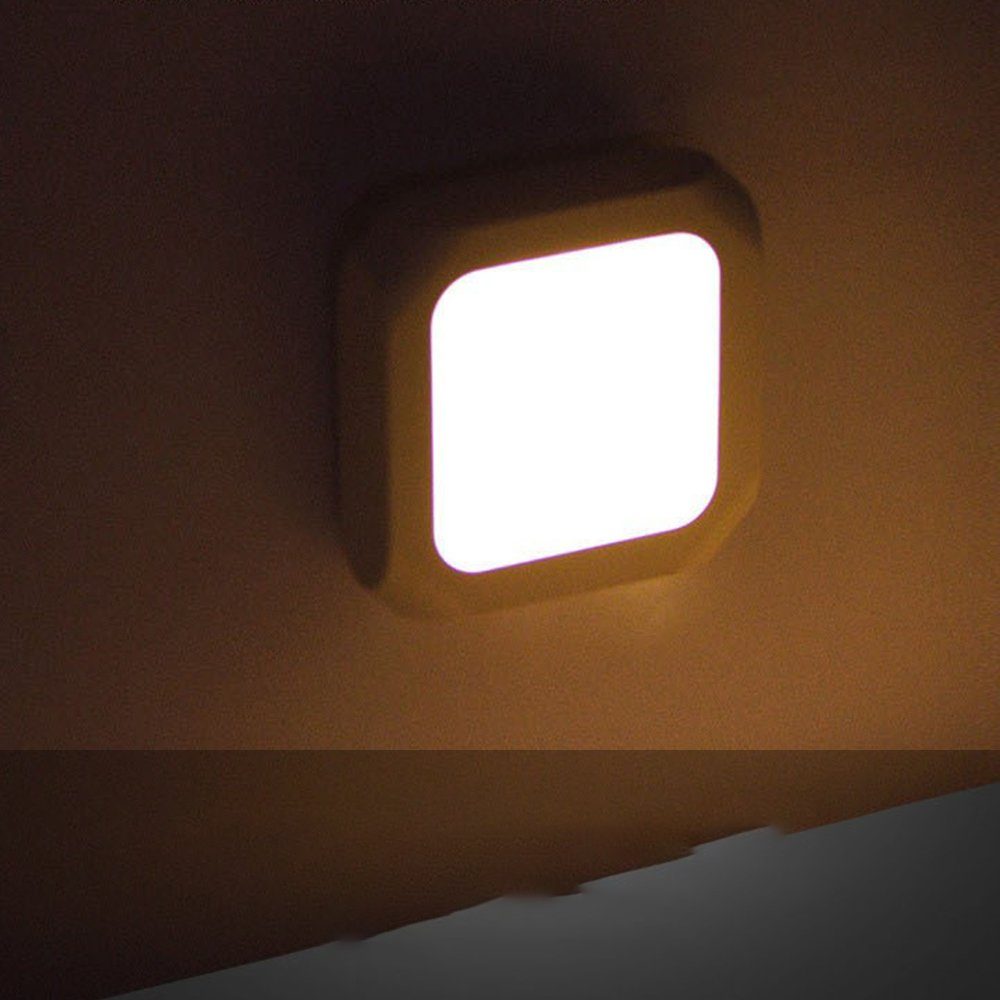 Bedee LED mit für Nachtlicht LED Küche, Kinder, 2Stück Nachtlicht Orientierungslicht,WarmWeiß für integriert, LED Steckdose Treppenaufgang,Schlafzimmer, Nachtlicht, Kinder Dämmerungssensor fest Nachtlichter