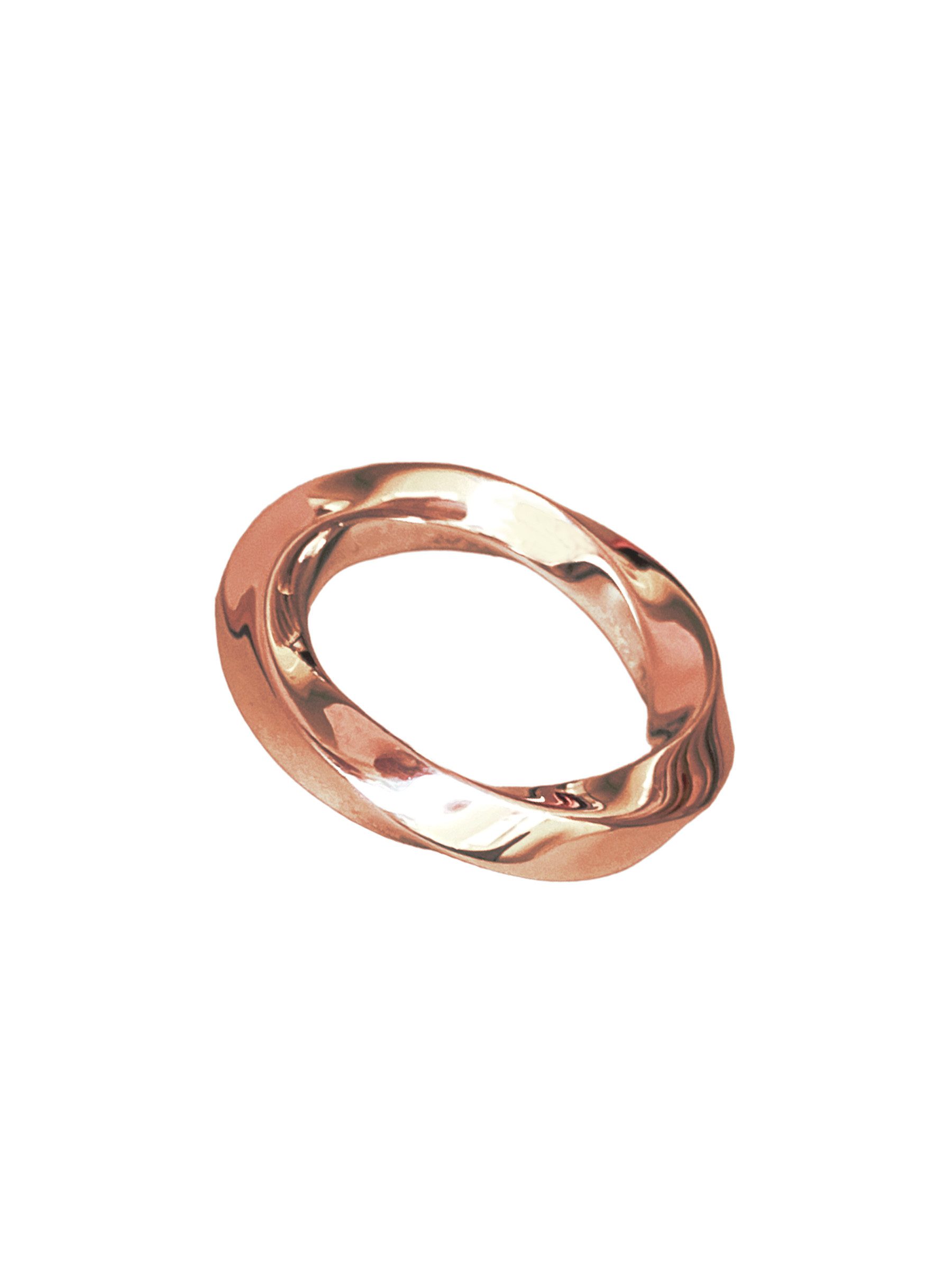 Fingerring Silber Rotgold Gr. 54 - ELRG91959C170