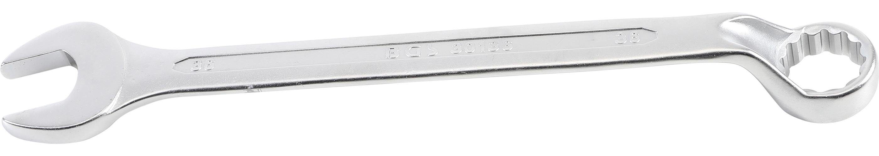 BGS technic Maulschlüssel Maul-Ringschlüssel, gekröpft, SW 36 mm