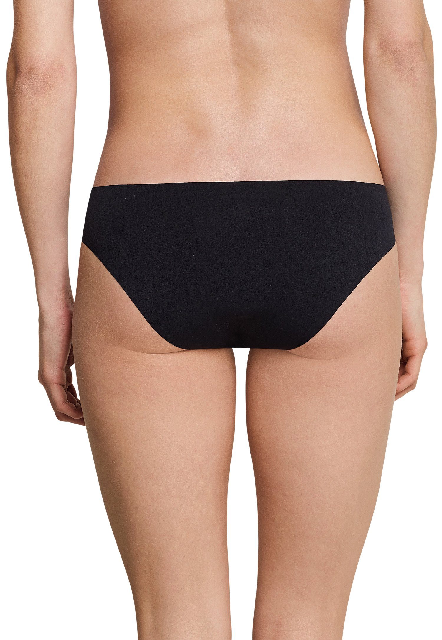 Damen ohne Hipster Pants Seamless Unterhose Schiesser Set) nahtlos 1-St., störende Slip (Set, Shorts Nähte schwarz