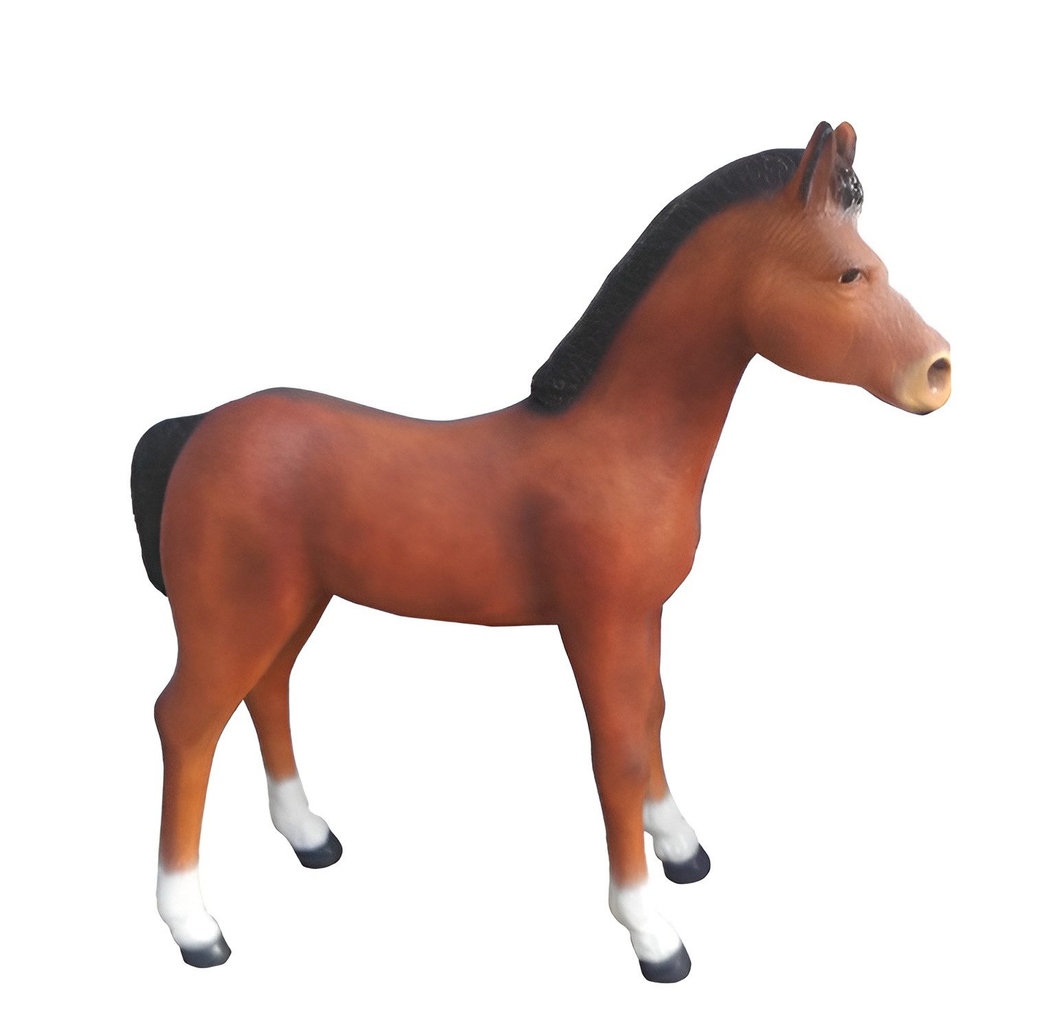 Xlmoebel Dekofigur Pferde-Dekorationsfigur "Stolzer Russe" in Form eines 150cm großen (1 St., Skulptur A203-147x150cm), Hergestellt in Europa