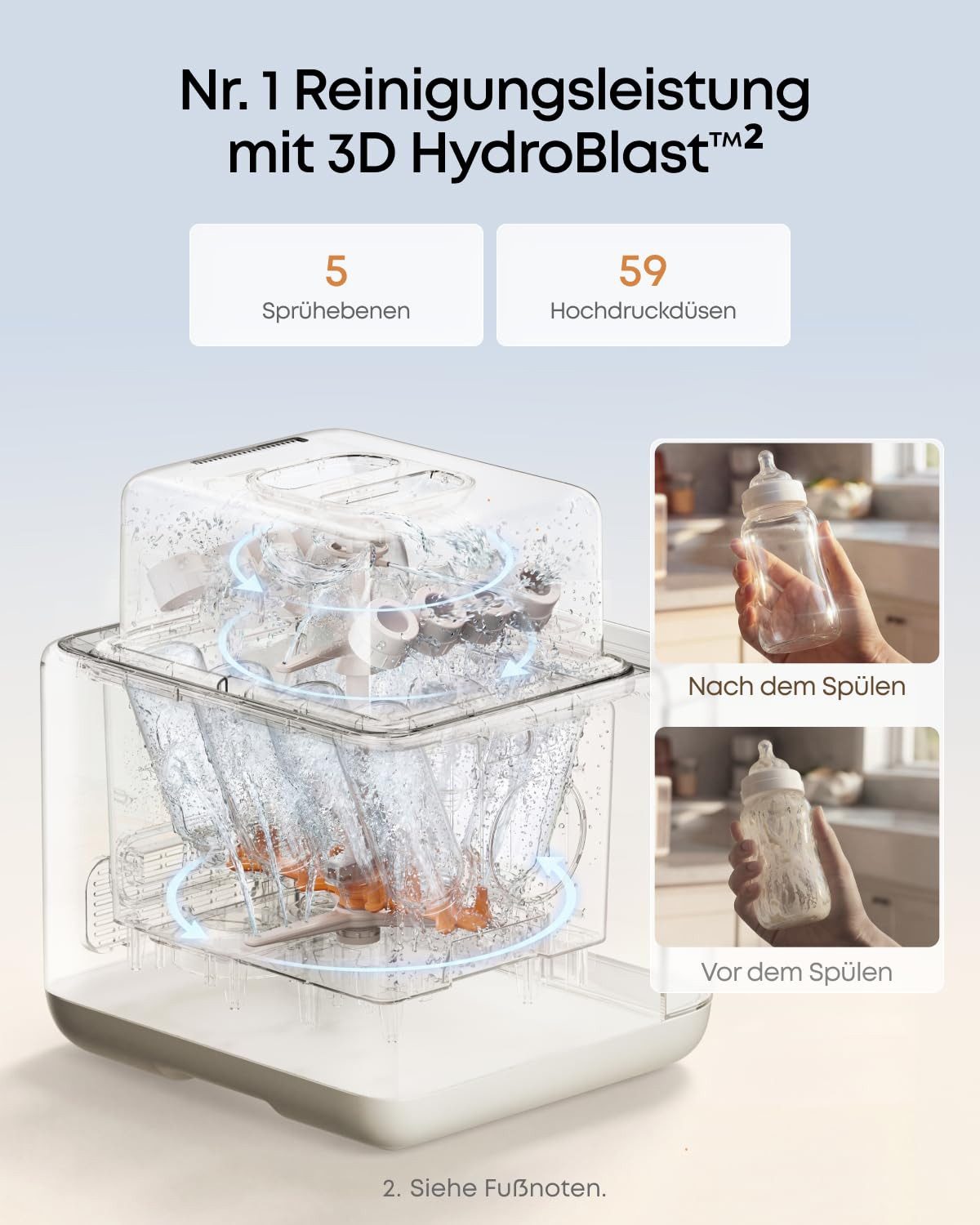 eufy Security Dampfsterilisator eufy Babyflaschen-Spülmaschine S1 Pro, 1-tlg.