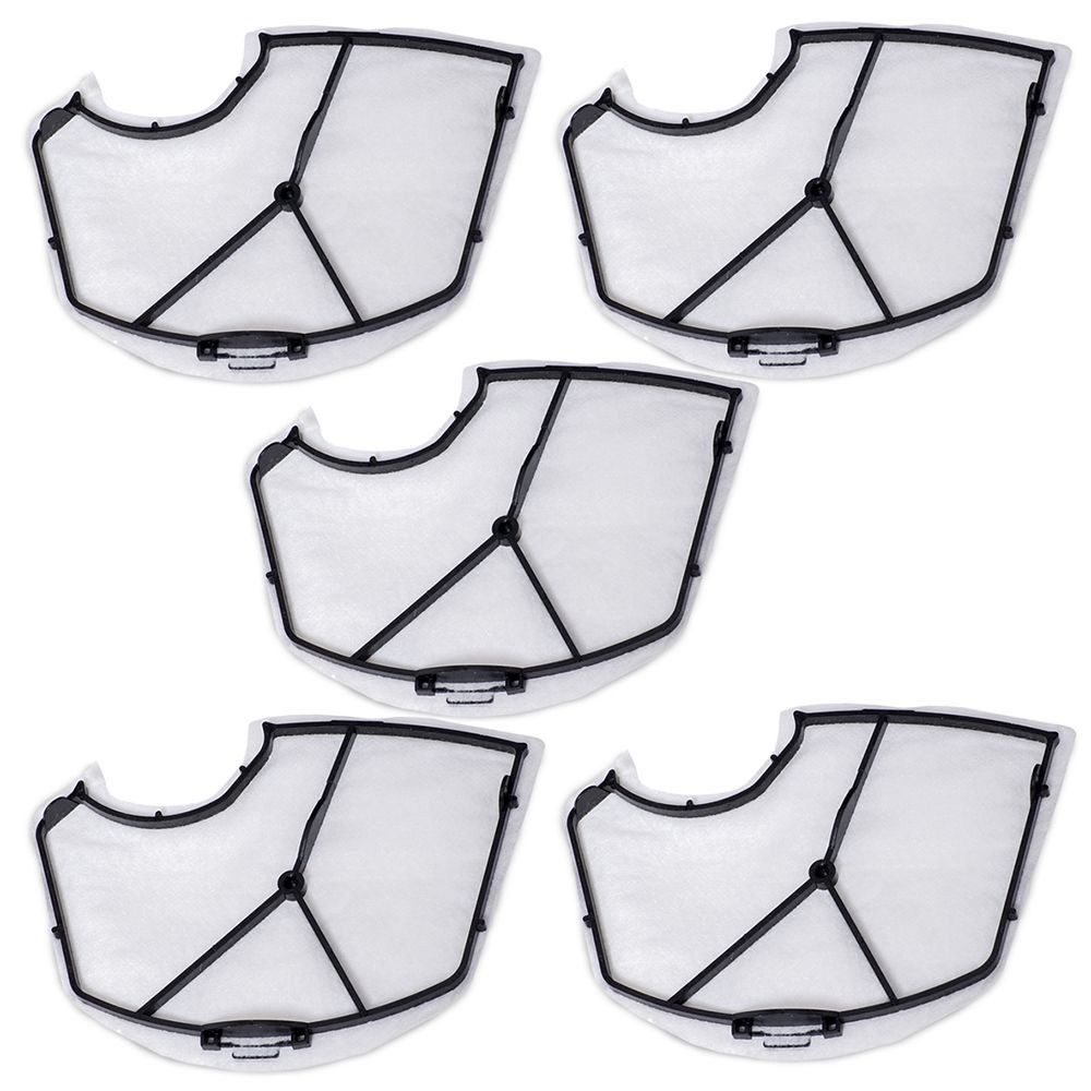 PRIMEBAG Ersatzfilter 5 Filter passend für Vorwerk Kobold VK 140 VK 150 Motorschutzfilter