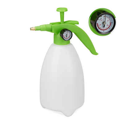 relaxdays Drucksprühgerät »Pumpsprühflasche mit Manometer«