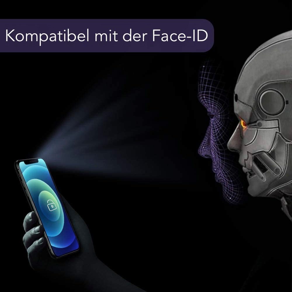 AVANA Schutzfolie Panzerglas für iPhone 12 mini Sichtschutz Panzerfolie 9H Schutzglas, (Set, 2-St), Anti-Spy Panzerfolie