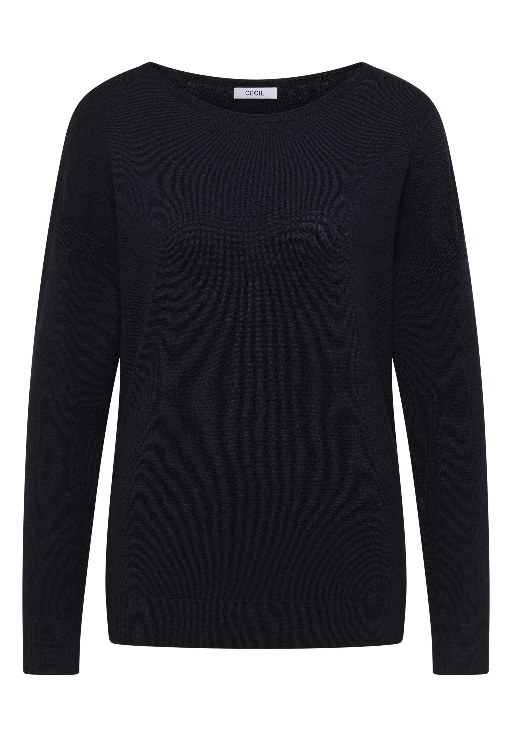 CECIL Strickpullover NOS_Cosy Boatneck structure de günstig online kaufen