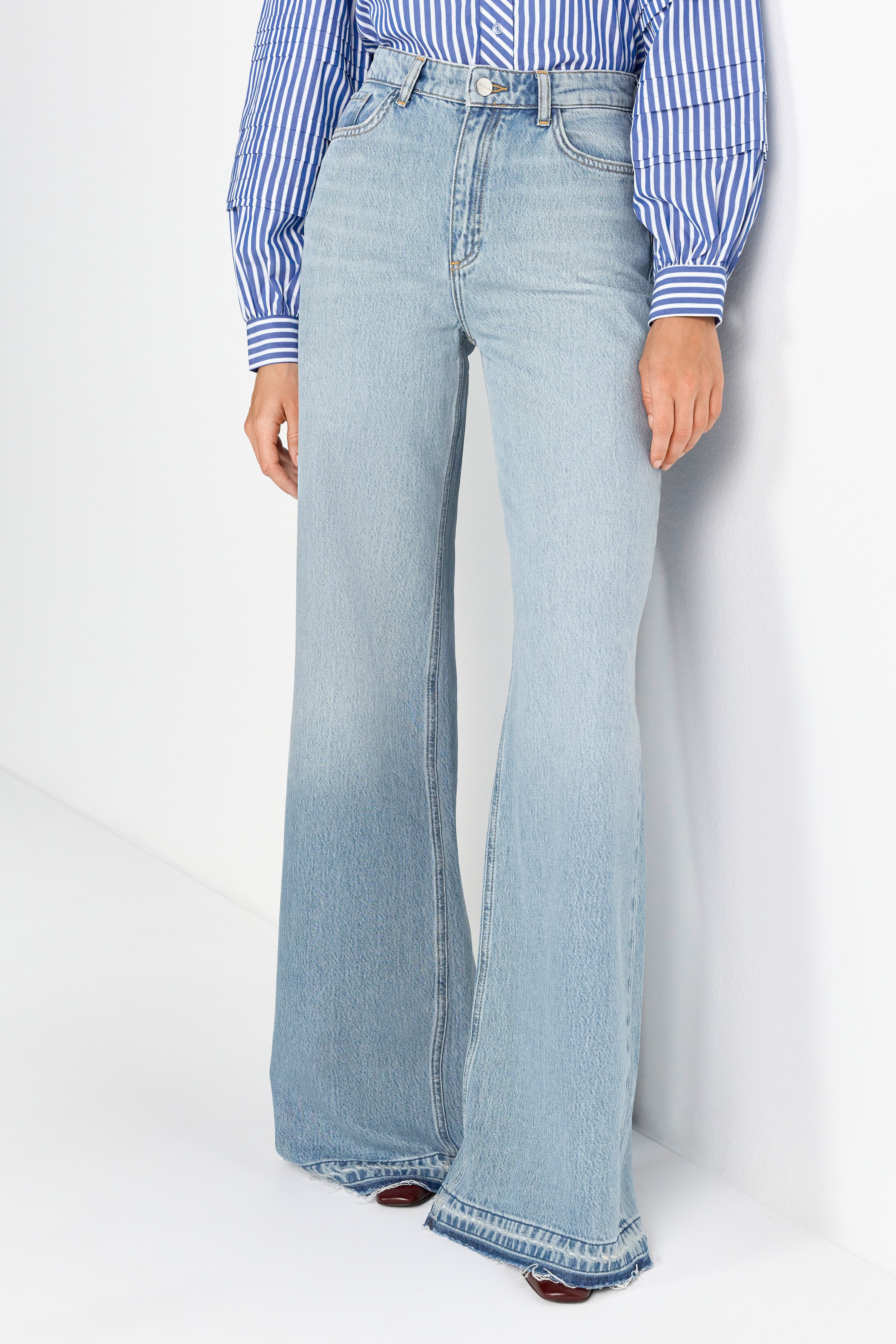 RICHROYAL Weite Jeans High Waist, leichter günstig online kaufen