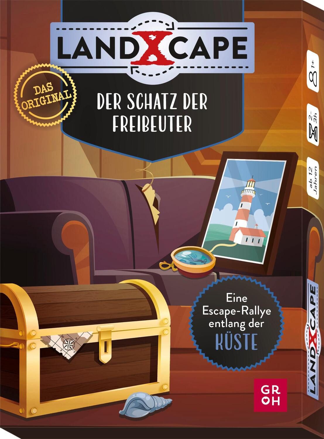 groh Verlag Spiel, LandXcape - Der Schatz der Freibeuter