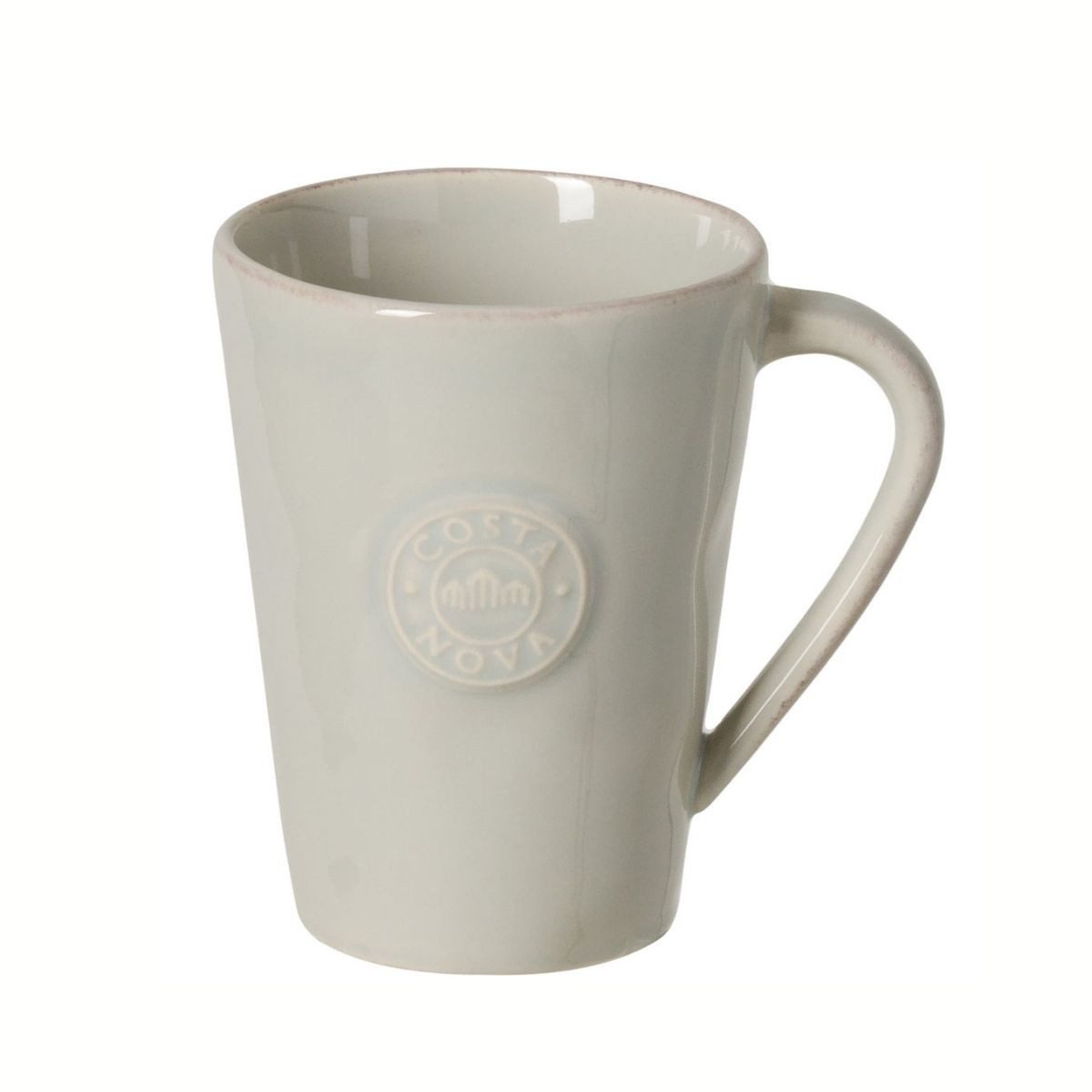 Costa Nova Tasse Nova Grau, Costa Nova, 36 cl, 1-tlg., Keramik, Mit Henkel