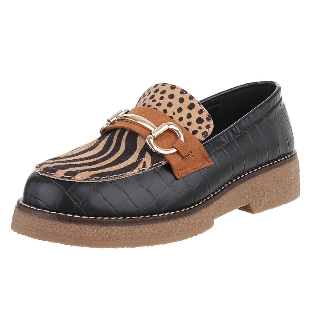 Ital-Design Eleganter Loafer mit Schnalle für Damen – Komfort & Stil Slippe günstig online kaufen