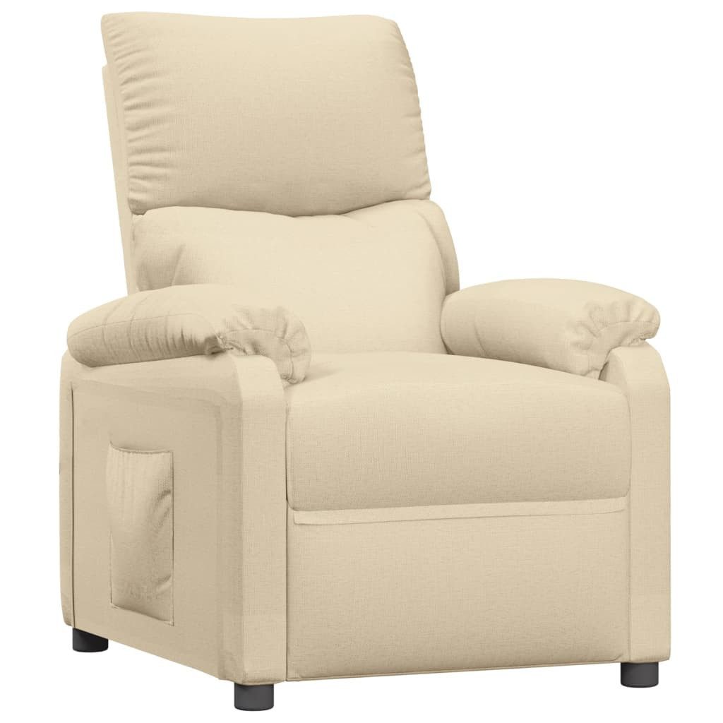 vidaXL Sessel Relaxsessel Creme Stoff (1-St) günstig online kaufen