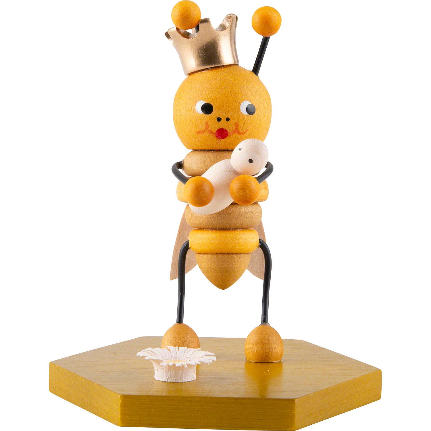 Volkskunst Zenker Dekofigur Bienenkönigin (8cm) von Zenker Volkskunst