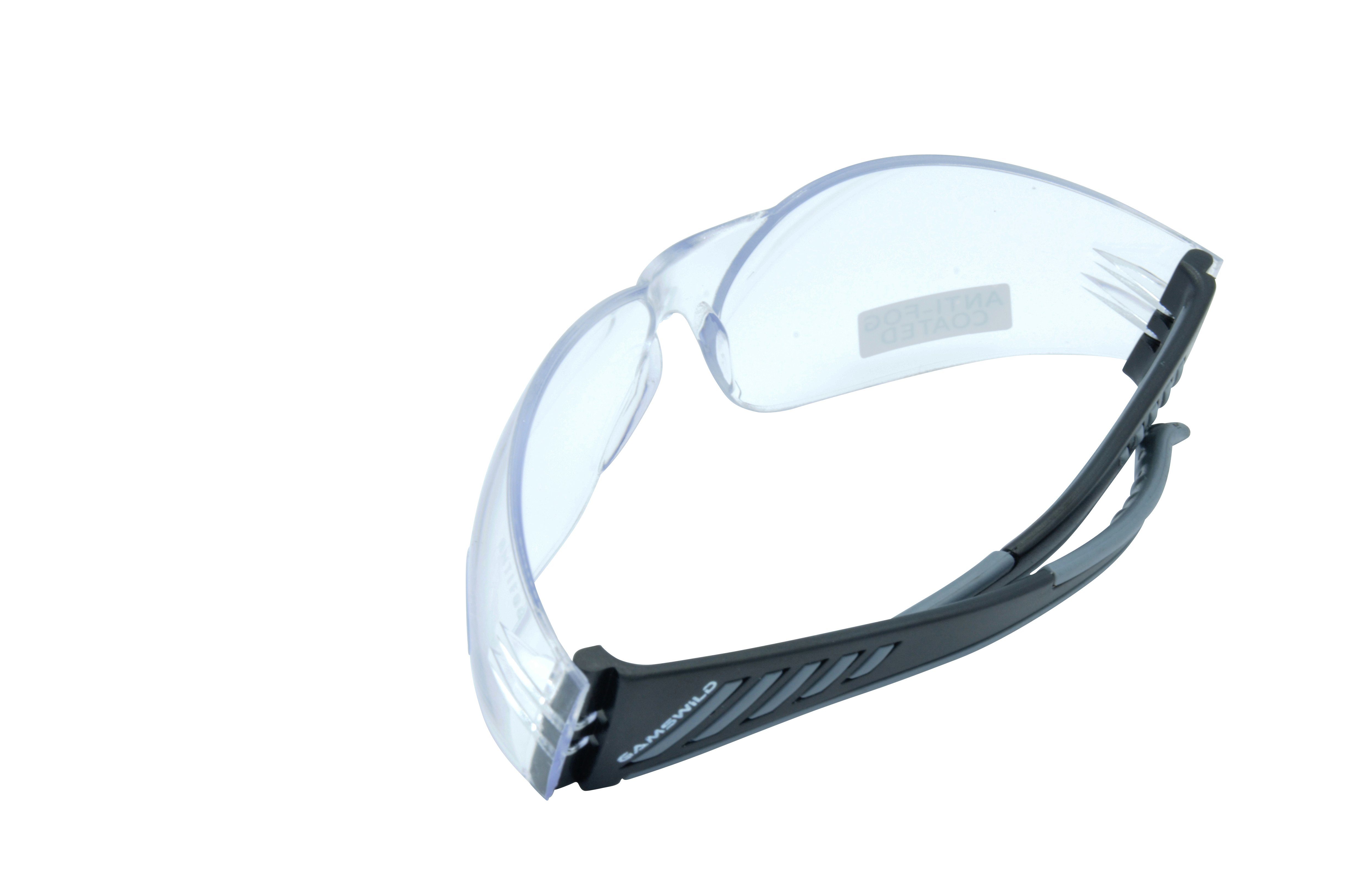 Unisex, Fahrradbrille Herren Skibrille grau, brau, Gamswild orange, Damen ANTIFOG WS7122 Sportbrille transparent Sonnenbrille