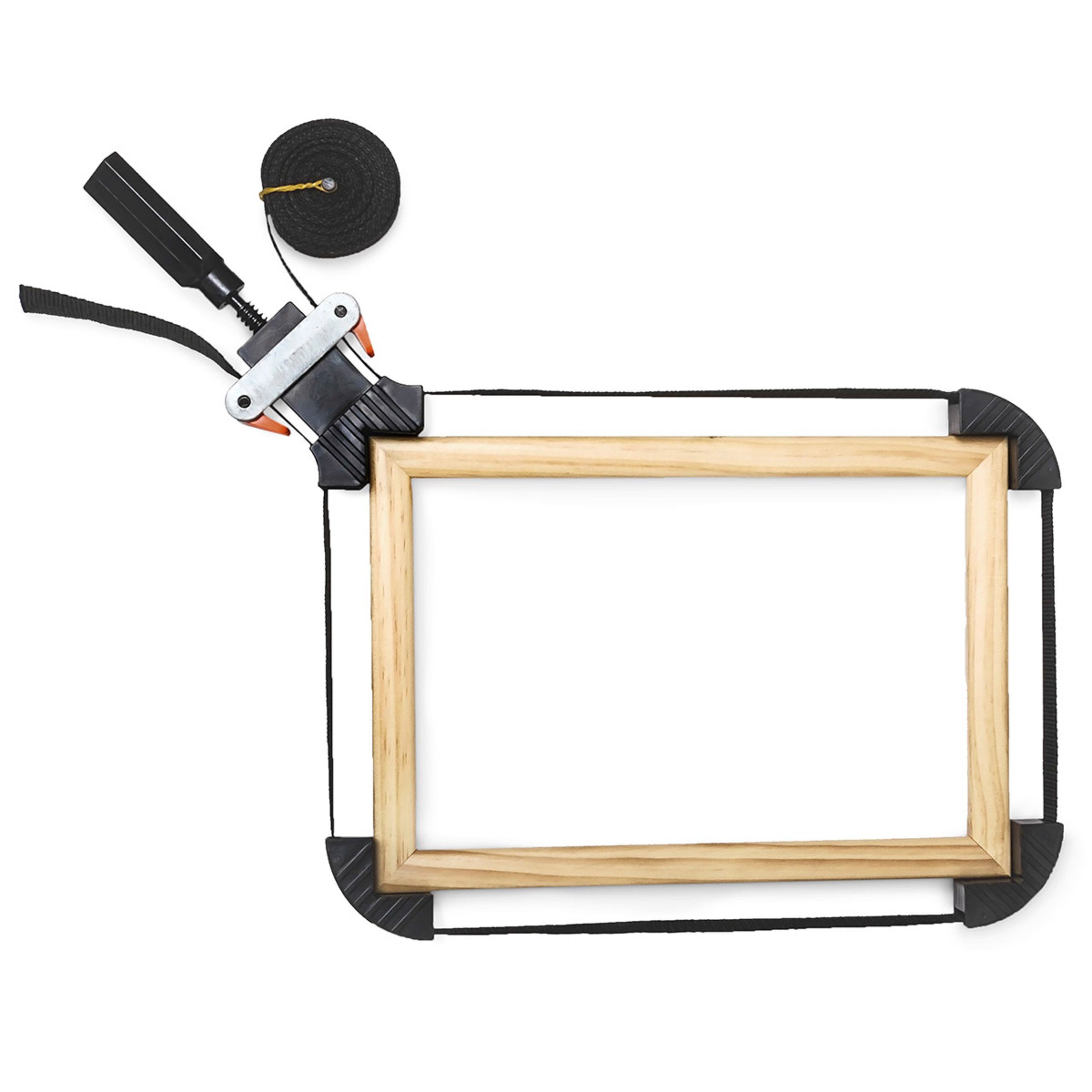 relaxdays Montageklemme Rahmenspanner mit Spannbacken 4m, B: 10 cm, L: 28 cm, (1-tlg)