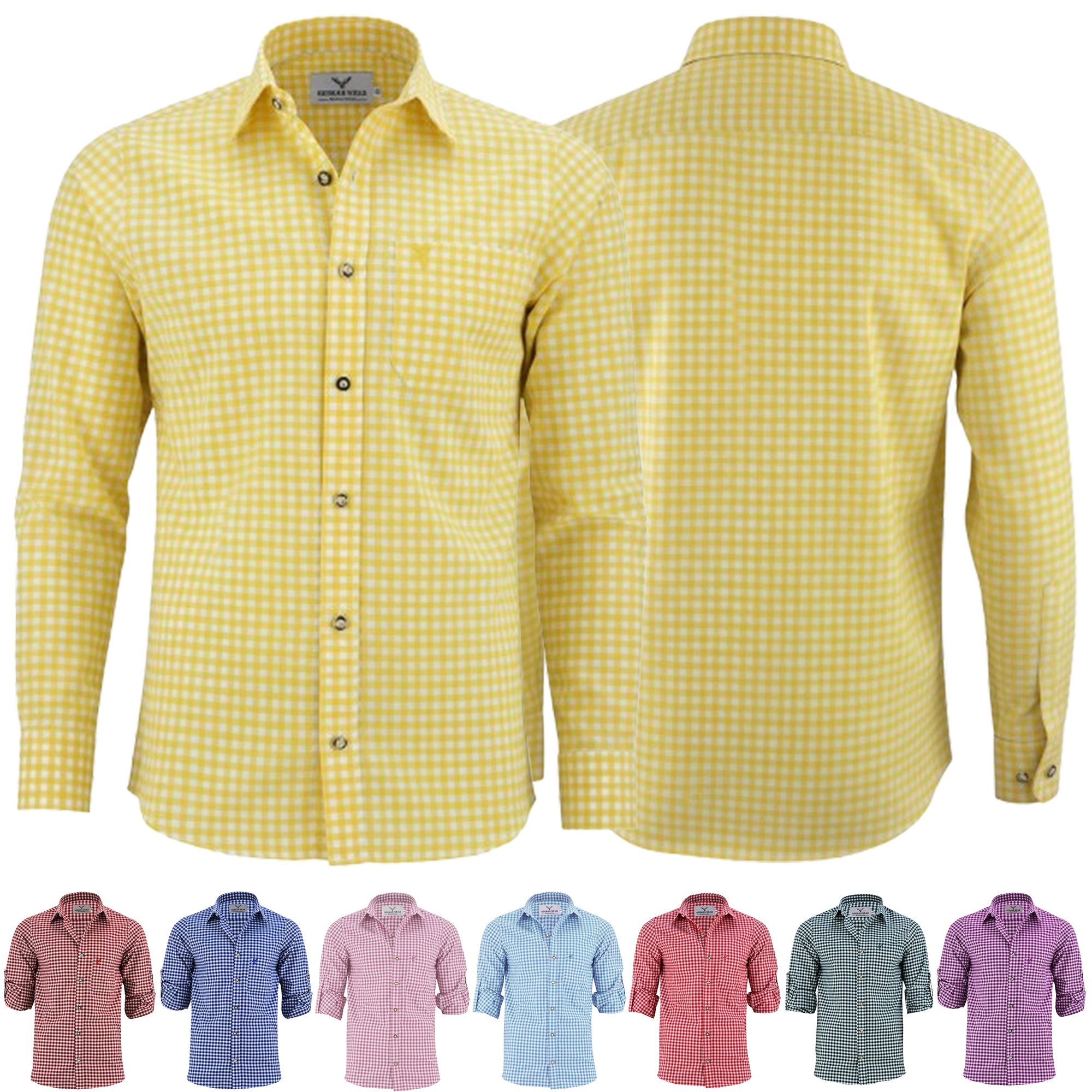 German Wear Trachtenhemd GW120x Trachtenhemd Langarm hemd Trachtenmode Hemd günstig online kaufen