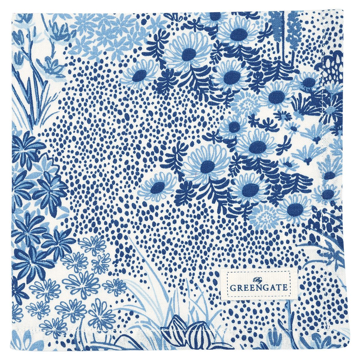 Greengate Stoffserviette Kristel Stoffserviette blue 40x40cm