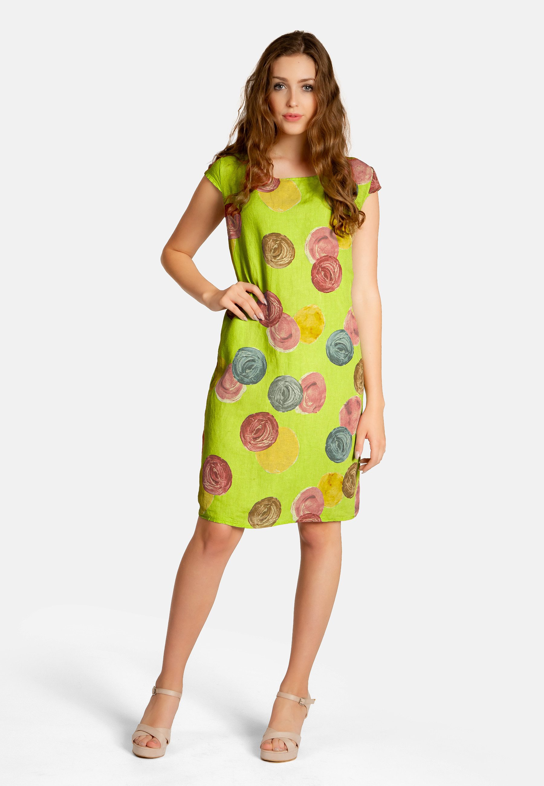Caspar Sommerkleid SKL033 leichtes knielanges Damen günstig online kaufen