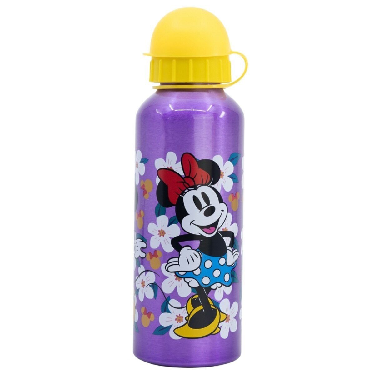 Trinkflasche Disney Minnie Trinkflasche Aluminium, 530ml, mit Sicherheitsverschluss