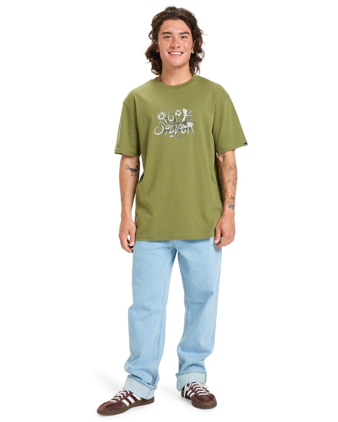 Quiksilver T-Shirt Ev Natural Smash – Bild 5 von 5